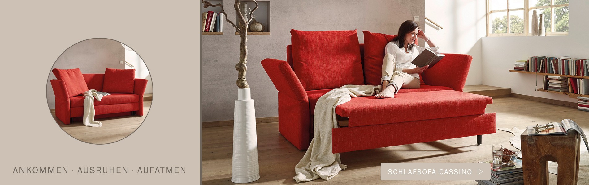 Schlafsofa Cassino von Wolkenweich