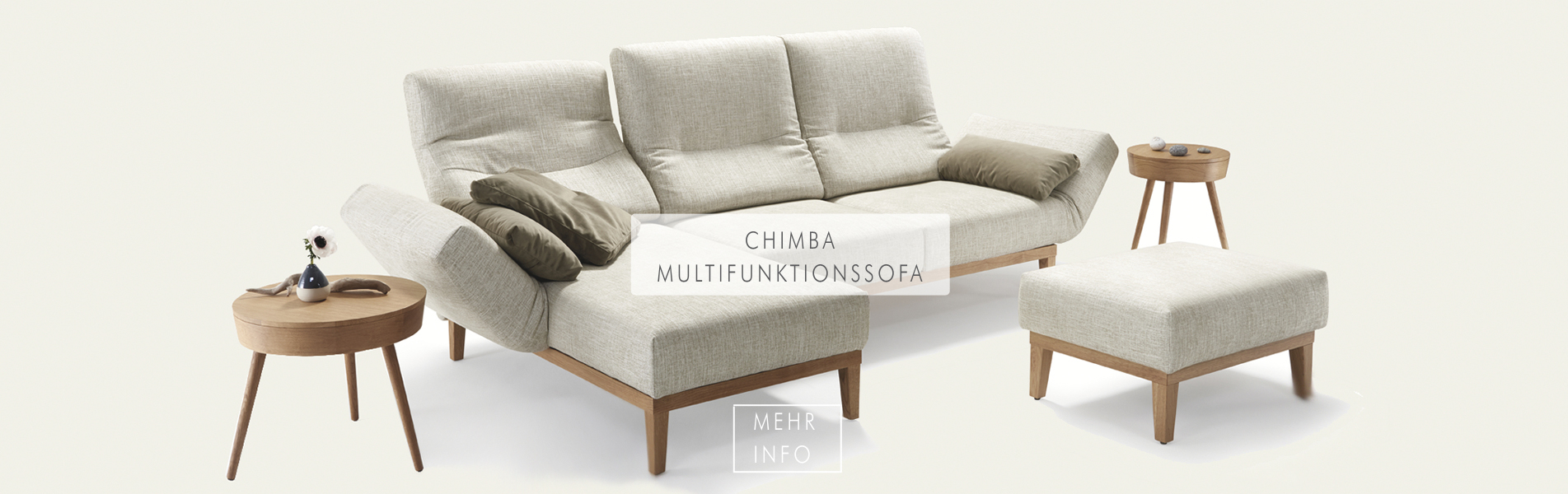 Chimba - ein Multifunktionssofa mit vielen Kombinationsmöglichkeiten